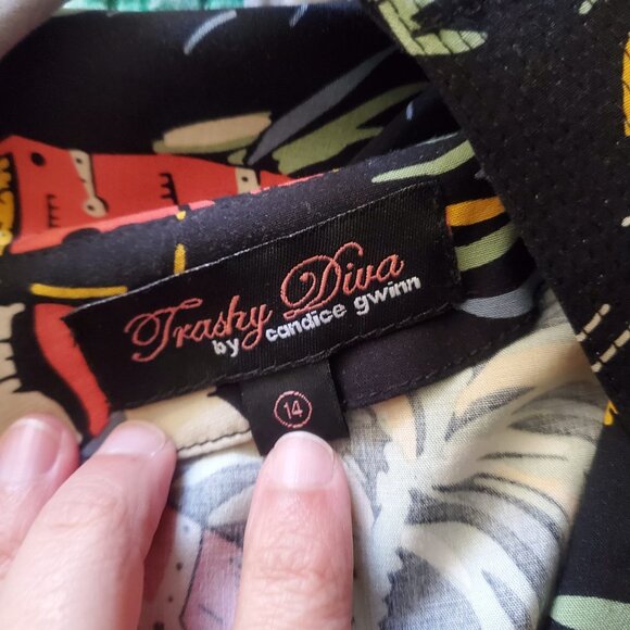 Trashy Diva Pirate Treasure Romper size 14 (includes belt) - Picture 4 of 5